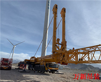 650T（青海诺木洪风电，中国中車3.6兆瓦）换叶片