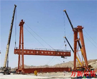 中交二航局450吨龙门吊安装